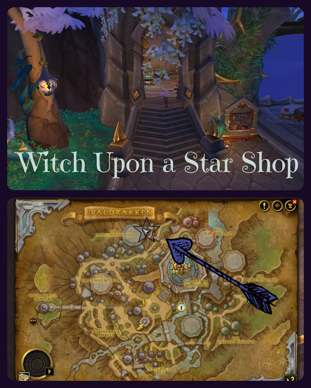 Witch Upon a Star Shop Location